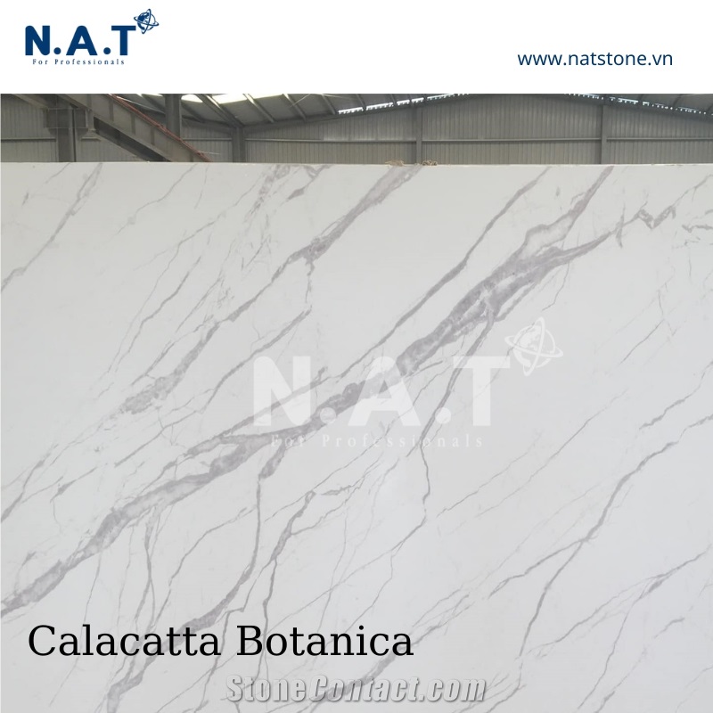 Vietnam Artificial Calacatta Engineered Marble