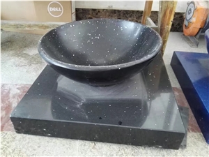 Blue Quartz Sink Basin Polished Wash Basin