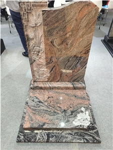 China Juparana Tombstone Monument