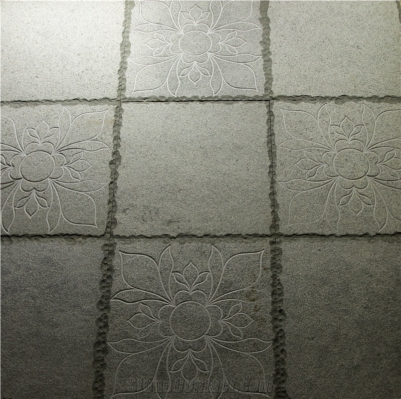 Blue Bush Hammered Kota Stone