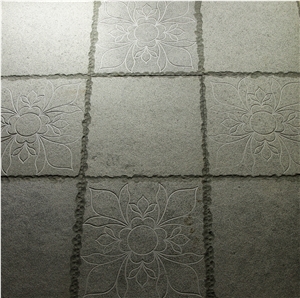 Blue Bush Hammered Kota Stone