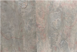 Multi Pink Slate Flexible Thin Stone Veneer Sheet