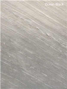 Ocean Black Slate Flexible Thin Stone Veneer Sheet
