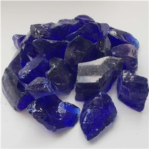 Good Quality Gd-003 Cobalt Blue Precious Stone, Pebble Ball Stone Boulders