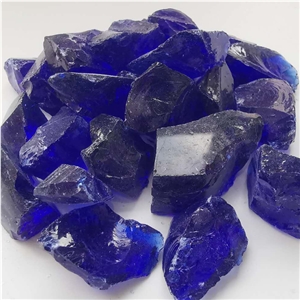 Good Quality Gd-003 Cobalt Blue Precious Stone, Pebble Ball Stone Boulders