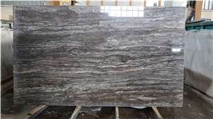 Dark Silver Travertine Slabs