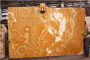 Orange Onyx Slabs