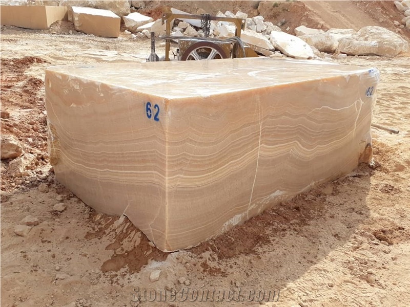 Persian Orange Onyx Blocks