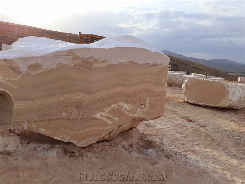 Persian Orange Onyx Blocks