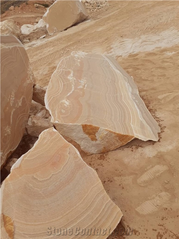 Persian Orange Onyx Blocks