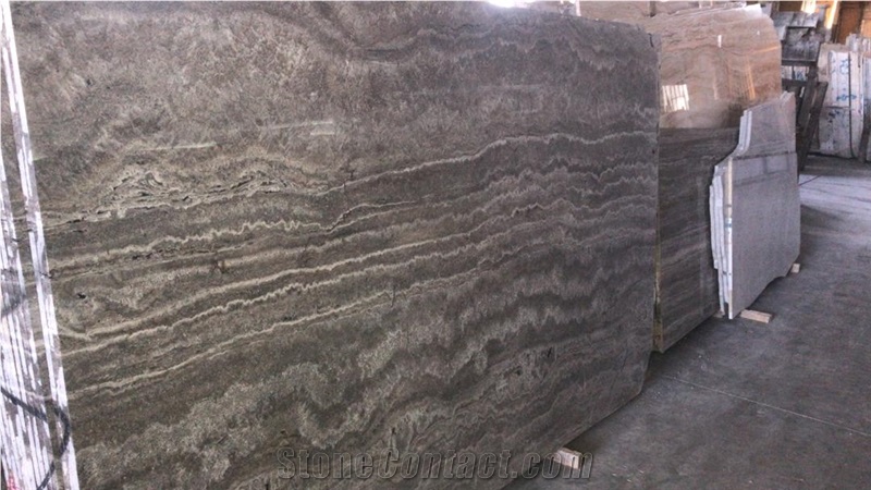 Silver Travertine Slabs