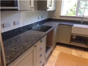 Ambre Blue Granite Kitchen Worktops