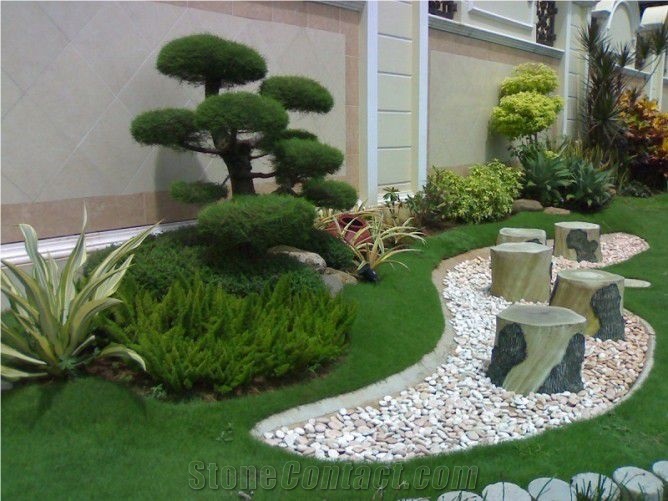Shc Natural High Quality Snow White Pebble