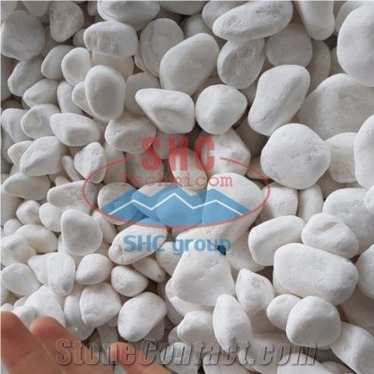Shc Natural High Quality Snow White Pebble