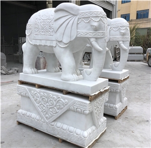Top Quality Hotel Stone Handcarved Animal Statues