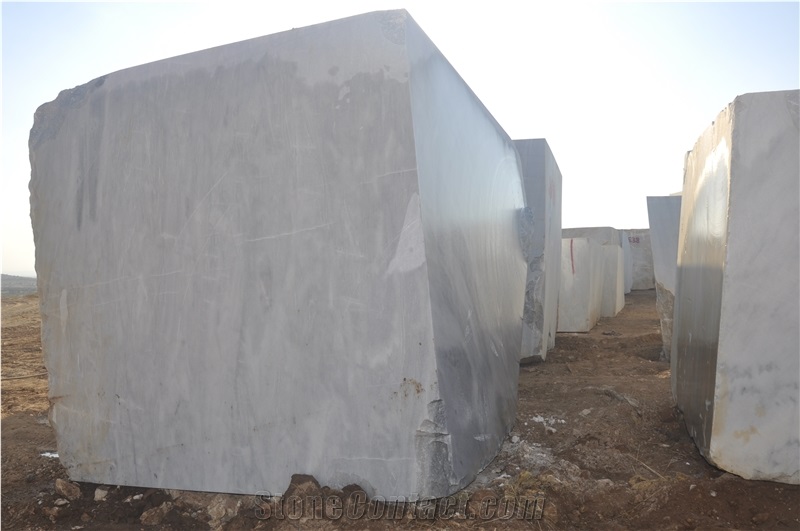 Bianco White Marble Blocks,Usak White Marble Blocks