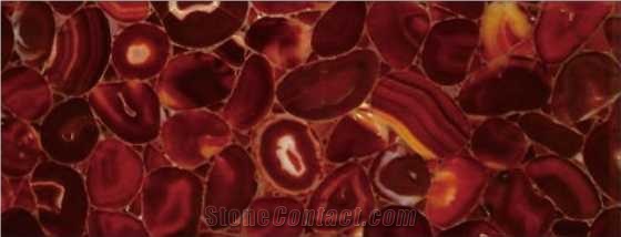 Red Agate Semiprecious Stone Gemstone