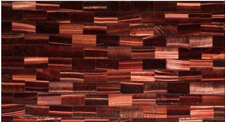 Red Tiger Eye Gemstone Semiprecious Stone
