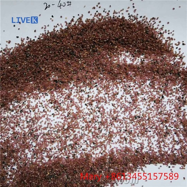 Pink Garnet Sand 20/40 Mesh for Blasting