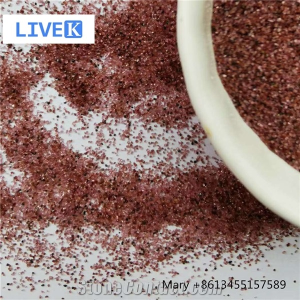 Pink Garnet Sand 60 Mesh for Blasting