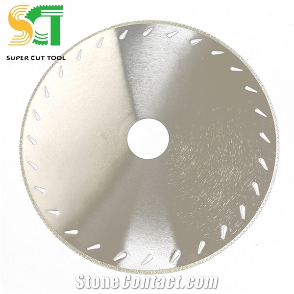 Diamond Tip Cutting Blade Used on Bridge Saw