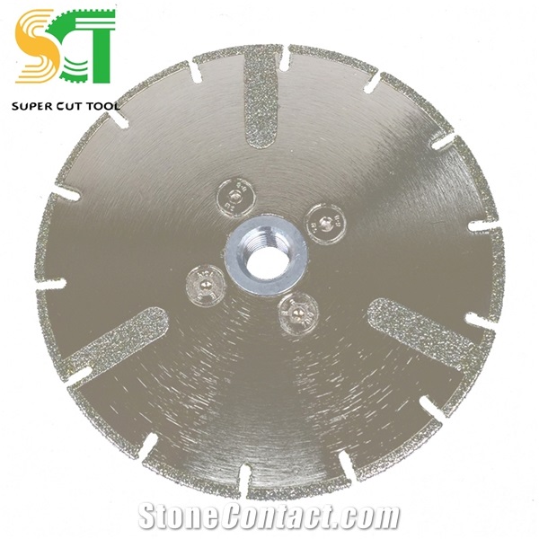 Diamond Tipped Circular Saw Blade in Grinder