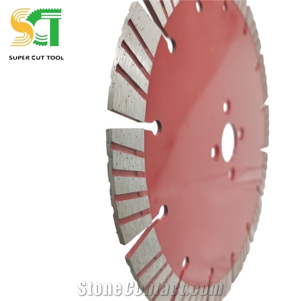 Diamond Turbo Segmented Saw Blades for Dry Cutting