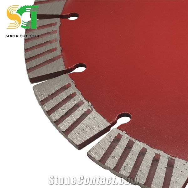 Diamond Turbo Segmented Saw Blades for Dry Cutting
