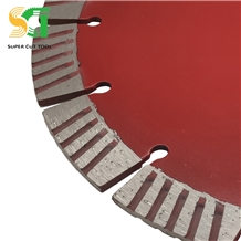 Diamond Turbo Segmented Saw Blades for Dry Cutting