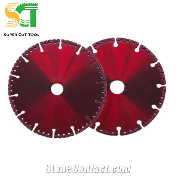 Vacuum Brazed Saw Blade for Stone Tile Cutting