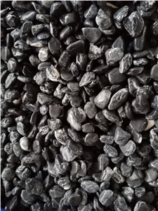 Black Pebbles Natural Stone Polished Stone