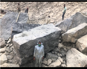 Emerald Black Granite Blocks