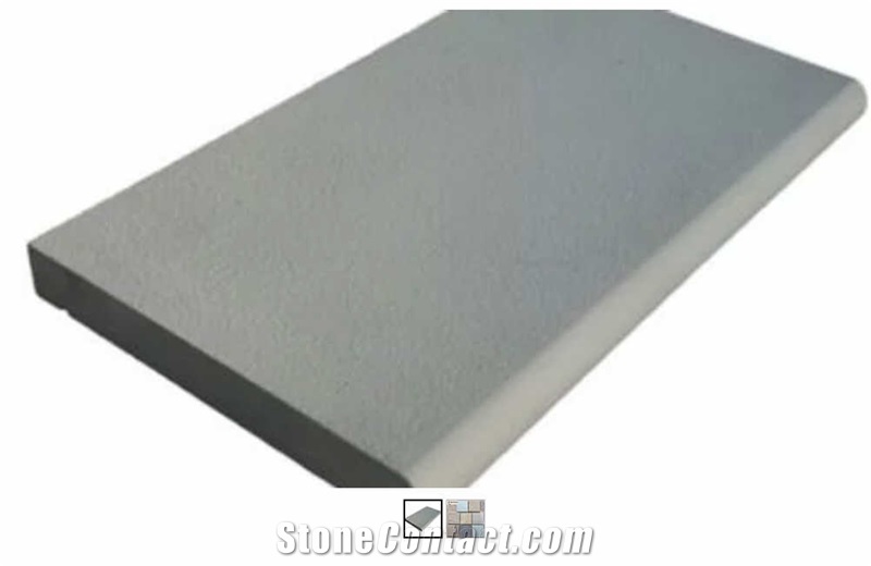 Sandstone Hand-Dressed, Machine-Cut or Bull-Nosed Pool Coping