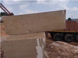 Wooden Limestone Block, India Brown Limestone