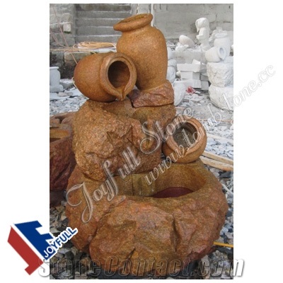 Garden Granite Water Feature and Fountain