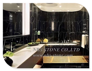 Bathroom Wall Tile Nero Maquina Marble Tile