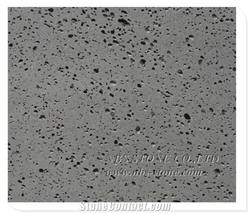 Black Basalt Lava Stone Tiles for Wall Cladding