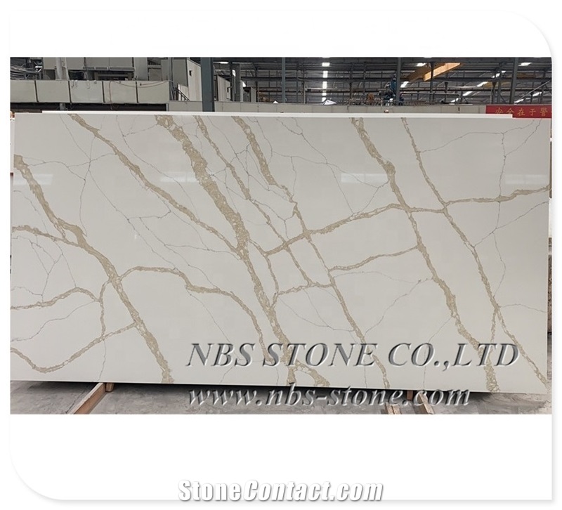Calacatta White Quartz Stone Slab Sintered Stone