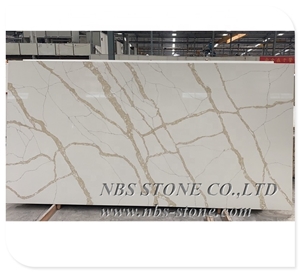 Calacatta White Quartz Stone Slab Sintered Stone