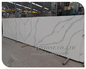 Calacatta White Quartz Stone Slab Sintered Stone