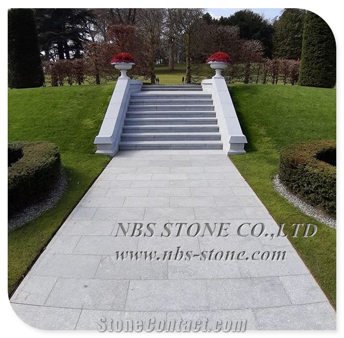 China Blue Stone Flamed Flooring Paving Tiles
