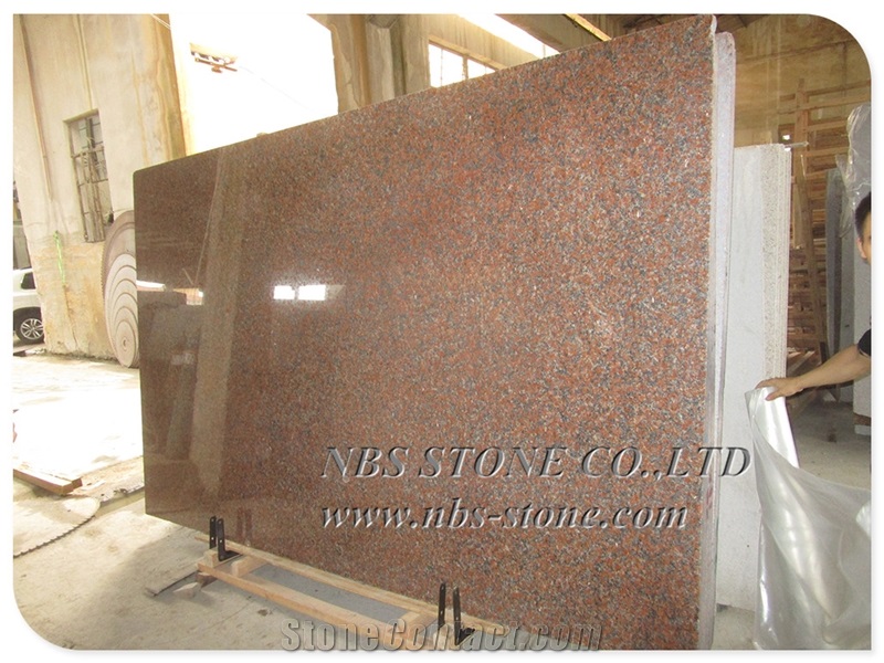 G562 Maple Red Granite Slab African Red Slab