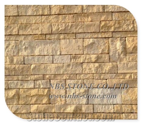 Good Price Yellow Beige Limestone Wall Cladding
