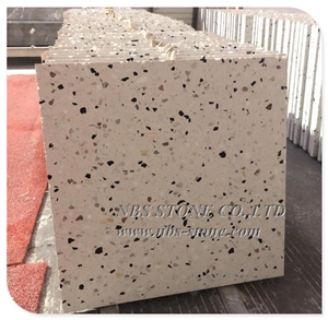 Grey Black Terrazzo Floor Tiles for Sale Cement
