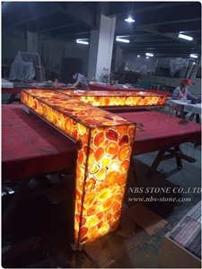 Latest Natural Best Price Red Blood Agate Slice
