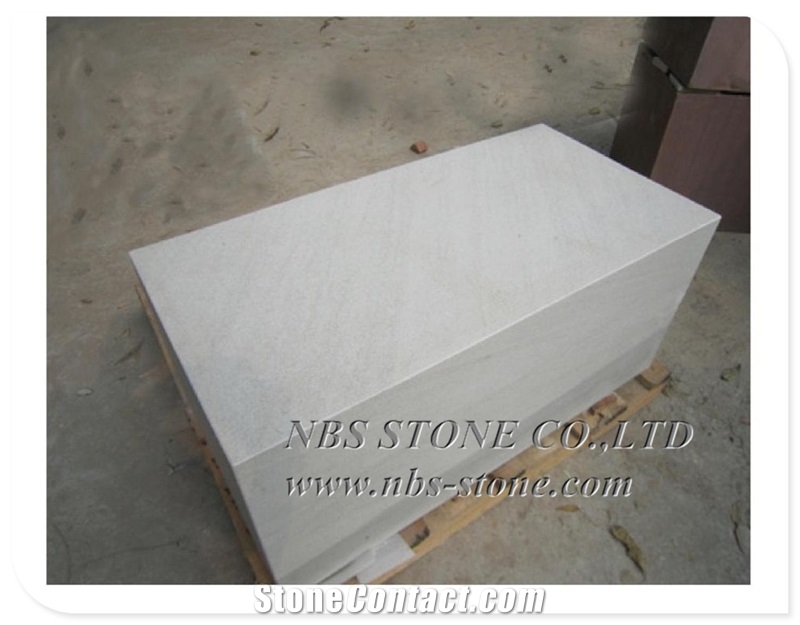 Manufacture Chinese White Sandstone Blocks Paving