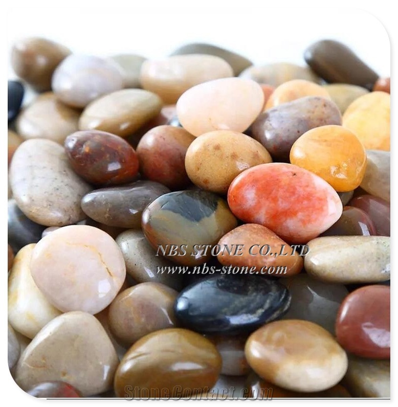 Natural Unpolished River Pebble Stone for Garden