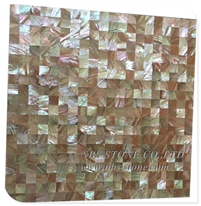 Shell Mixed Marble Waterjet Mother Of Pearl Mosaic