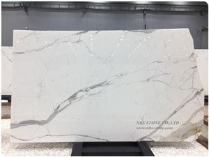 Super White Italian Statuario White Book Match