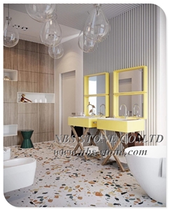 Terrazzo Stone Tiles for Paving Floors Terrazzo